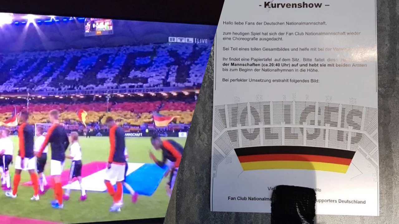 Pijnlijke tekst op Duitse tribune aangepast: Vollgas wordt volley