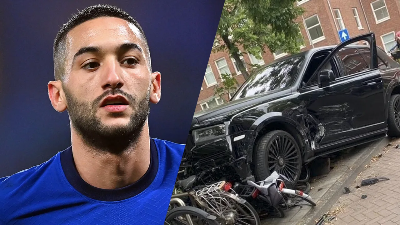 'Onvoldoende aanwijzingen om Ziyech als verdachte aan te merken bij Rolls-crash'