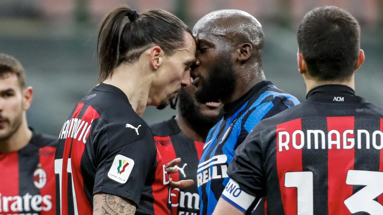 Inter wint knotsgek duel met AC Milan 