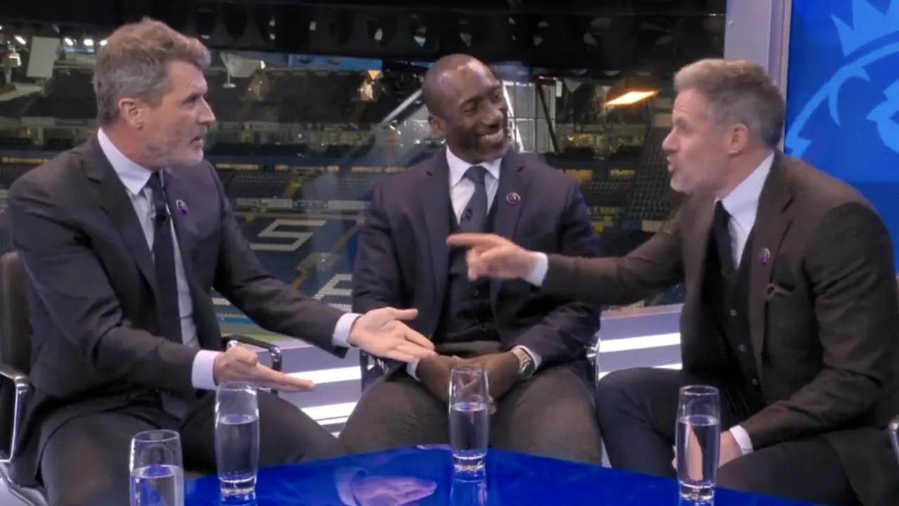 Hasselbaink geniet van verhitte Ronaldo-discussie tussen Carragher en Keane