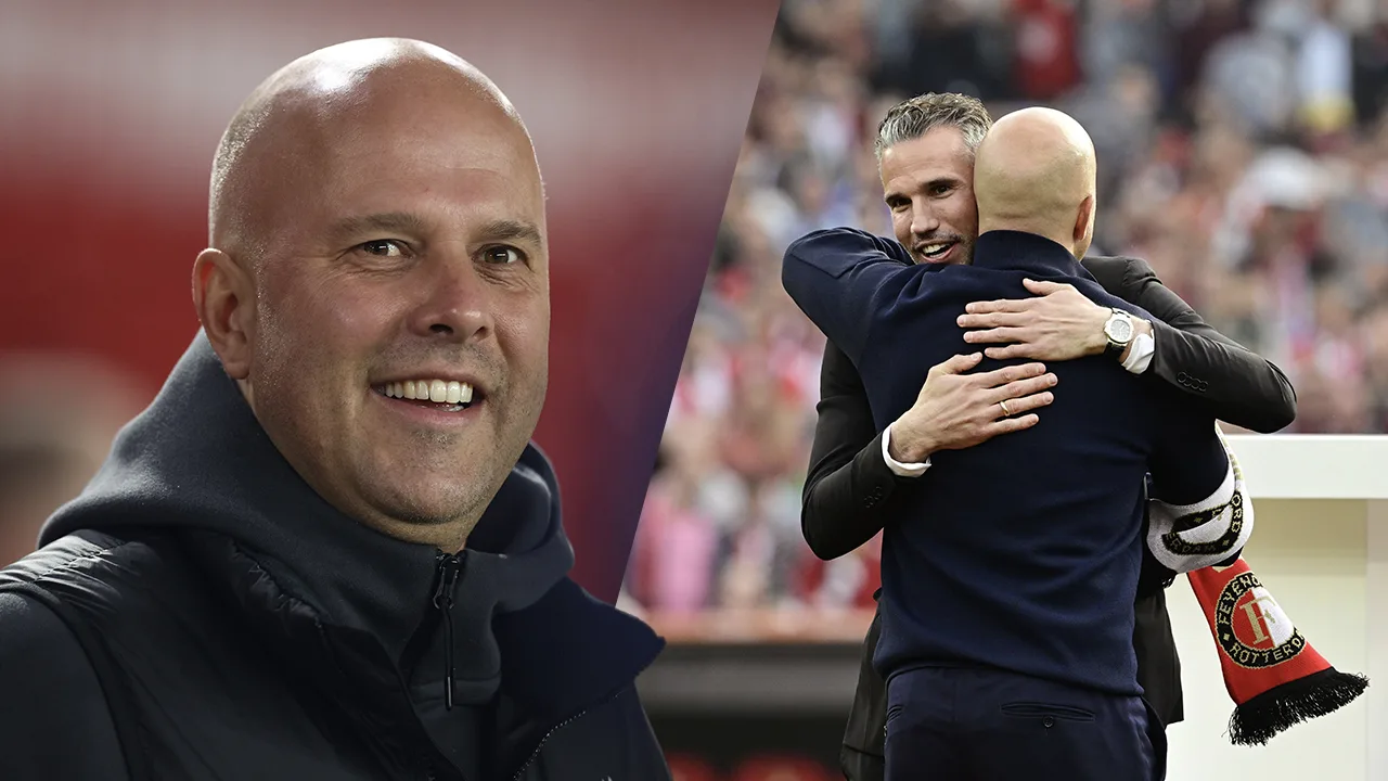 Arne Slot: 'Robin van Persie beschikt over alle ingrediënten om in De Kuip succesvol te zijn'