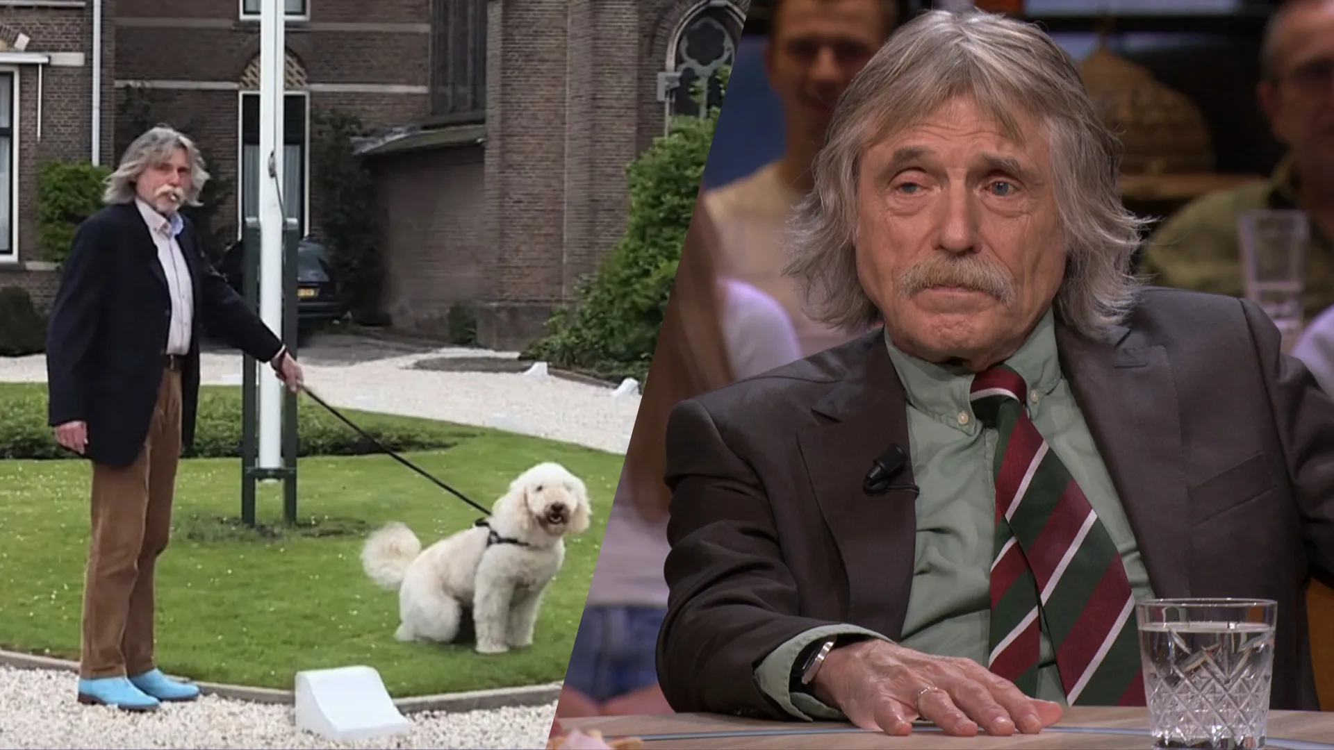 Hond van Johan poepte voor deur van buurvrouw: 'Ze werd boos toen ik om een zakje vroeg'