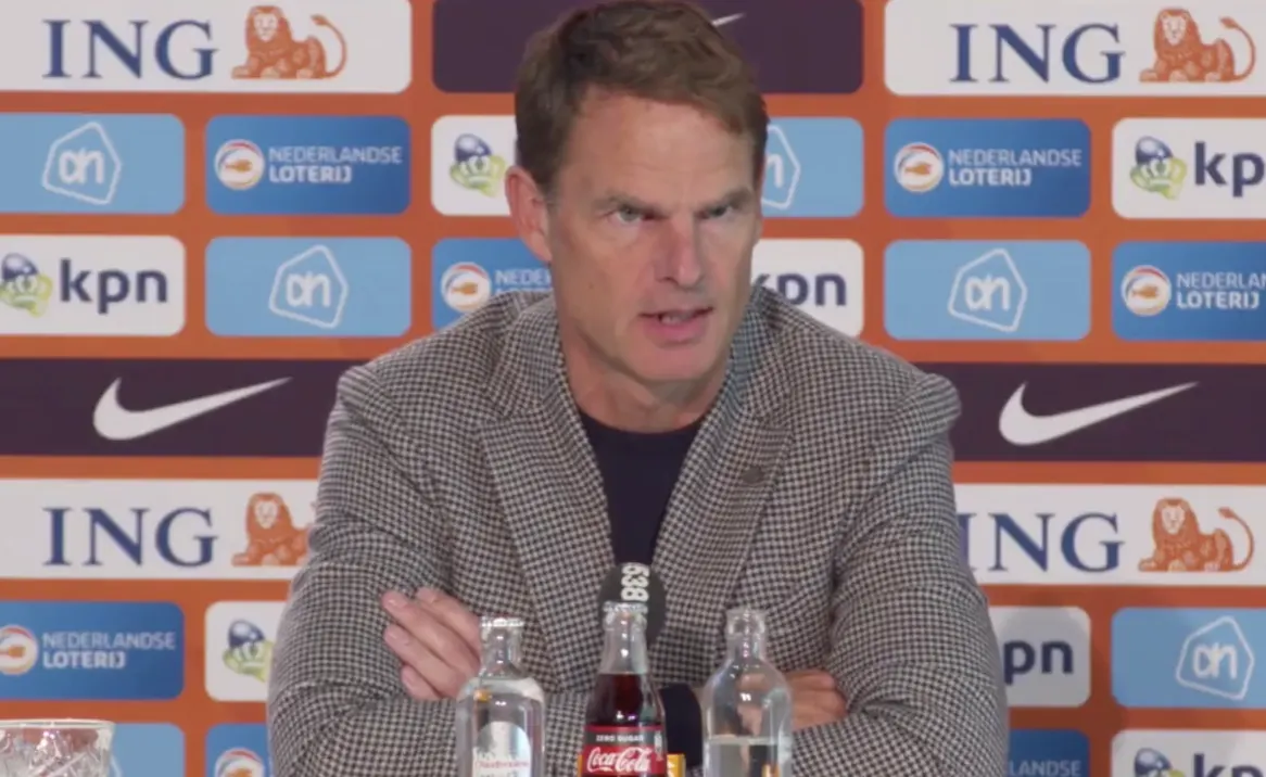 LIVE: De presentatie van Frank de Boer als bondscoach van Oranje