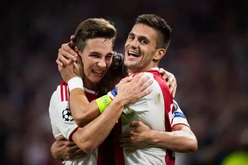 Tadic geniet heel even en denkt al aan PSV