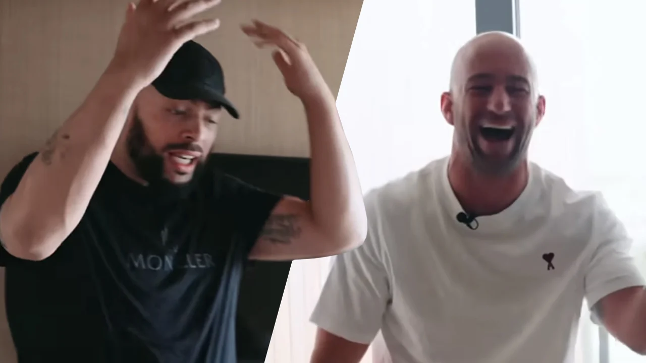 Fanatiek Feyenoord-supporter Qucee verrast met Ajax-shirt: ‘Uit mijn kamer ermee, man!’