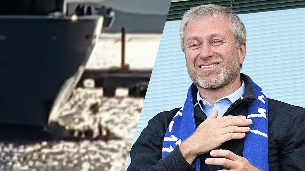 VIDEO: Oekraïense actievoerders belemmeren aanmeren jacht Abramovich 