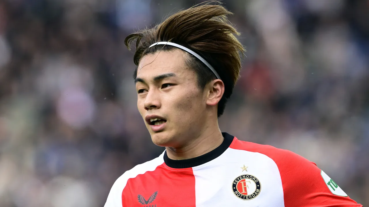 Feyenoorders Moder en Ueda op trainingsveld in aanloop naar duel met Inter