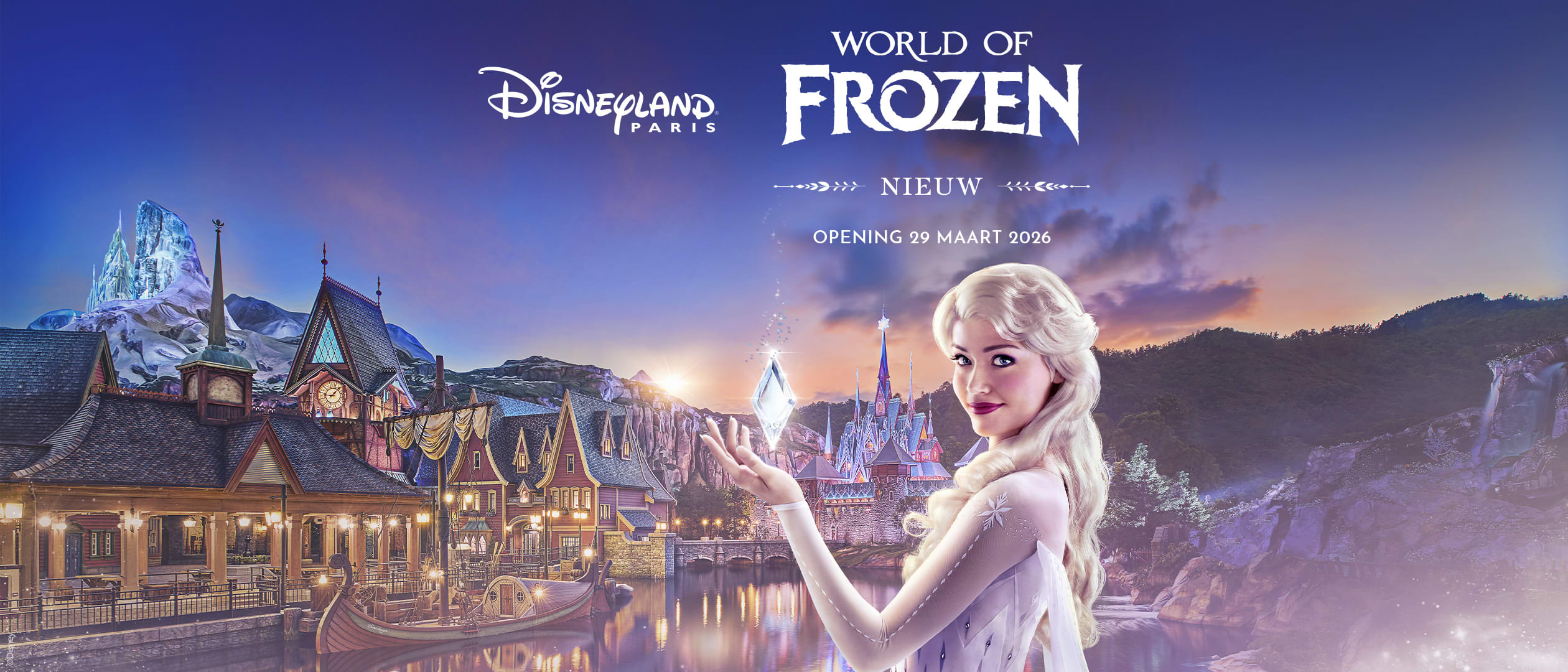 Win een DisneylandÂź Paris arrangement en beleef als een van de eerste World of Frozen!