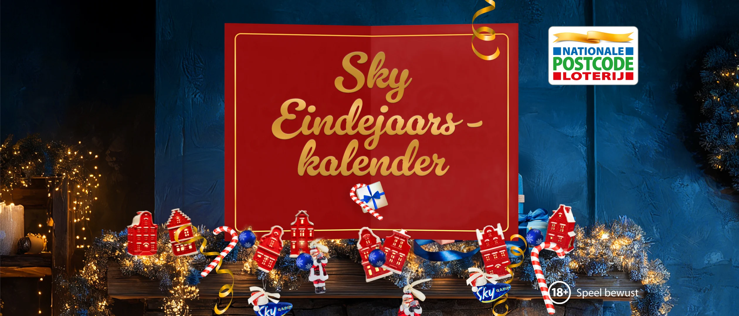 Elke dag prijs met de Sky Eindejaarskalender!