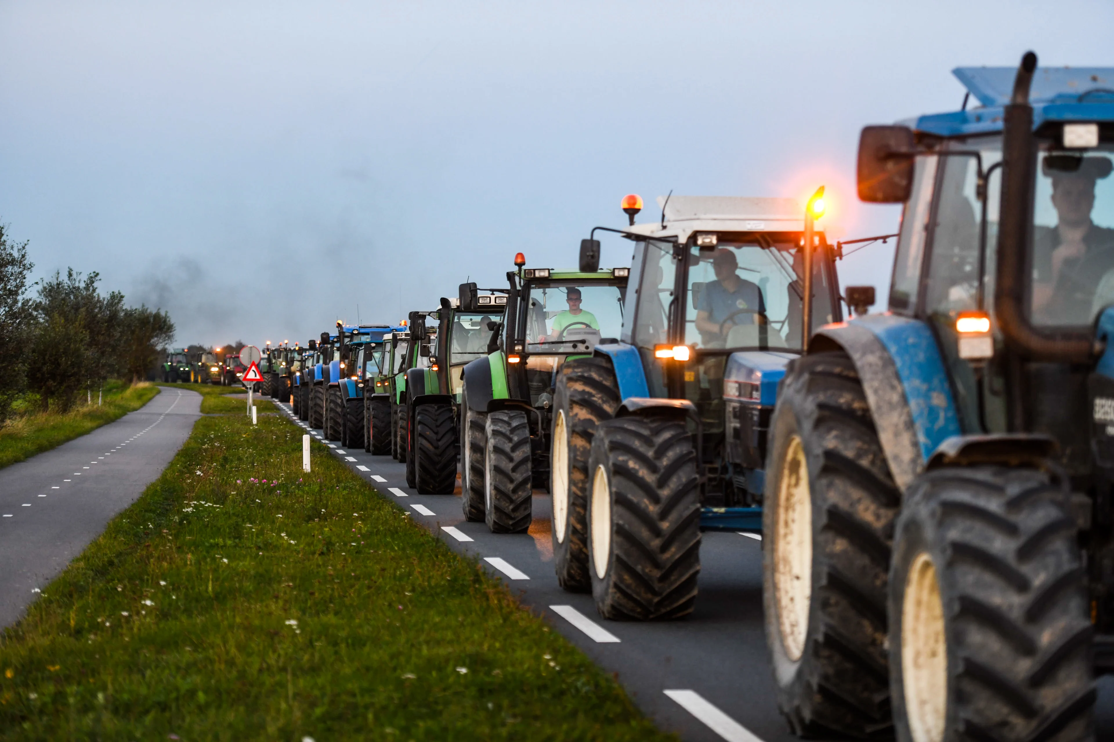 ANWB waarschuwt voor vertraging op dinsdag door boerenprotest