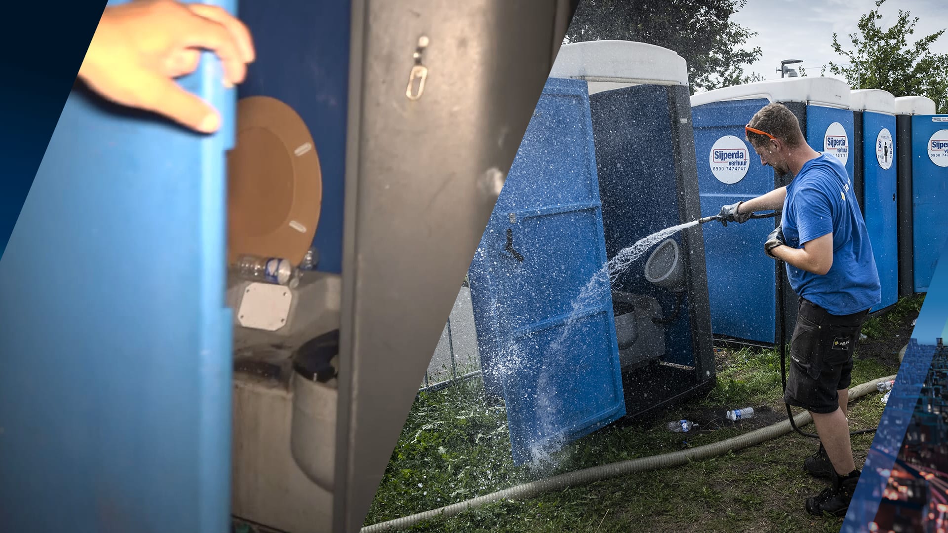 Een kijkje in de dixi's in Ter Apel: 'Wat een ongelooflijke bende'