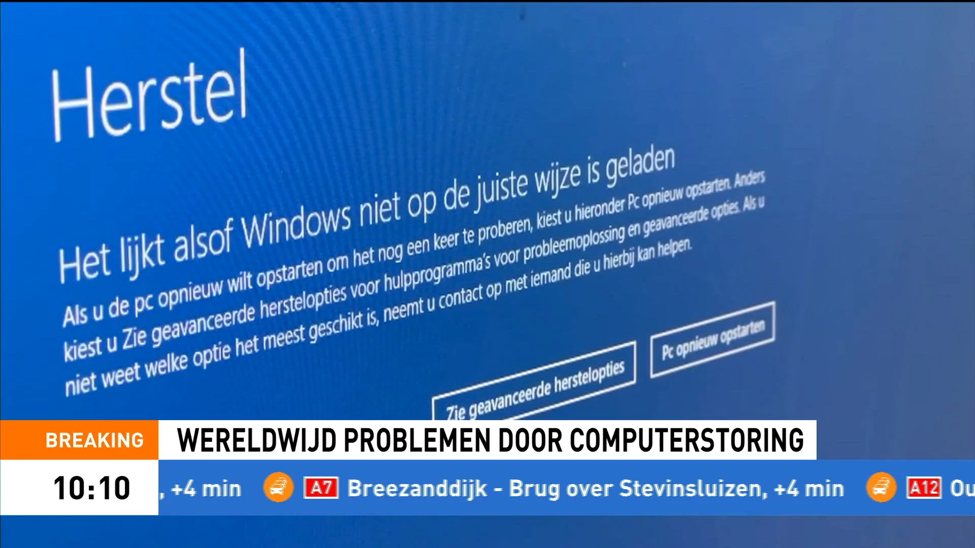 Grote, wereldwijde storing bij Microsoft legt bedrijven plat