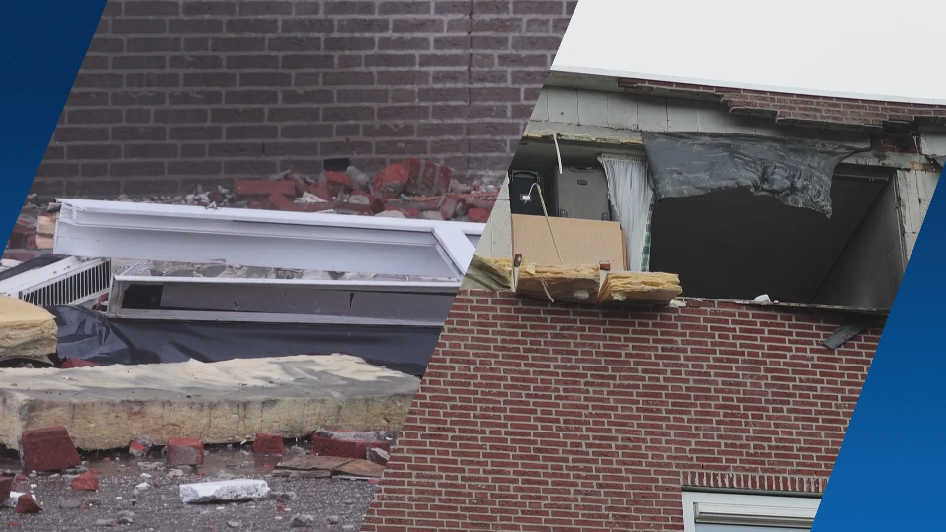 Explosie in opvanghotel in Delft: stuk van gevel weggeblazen