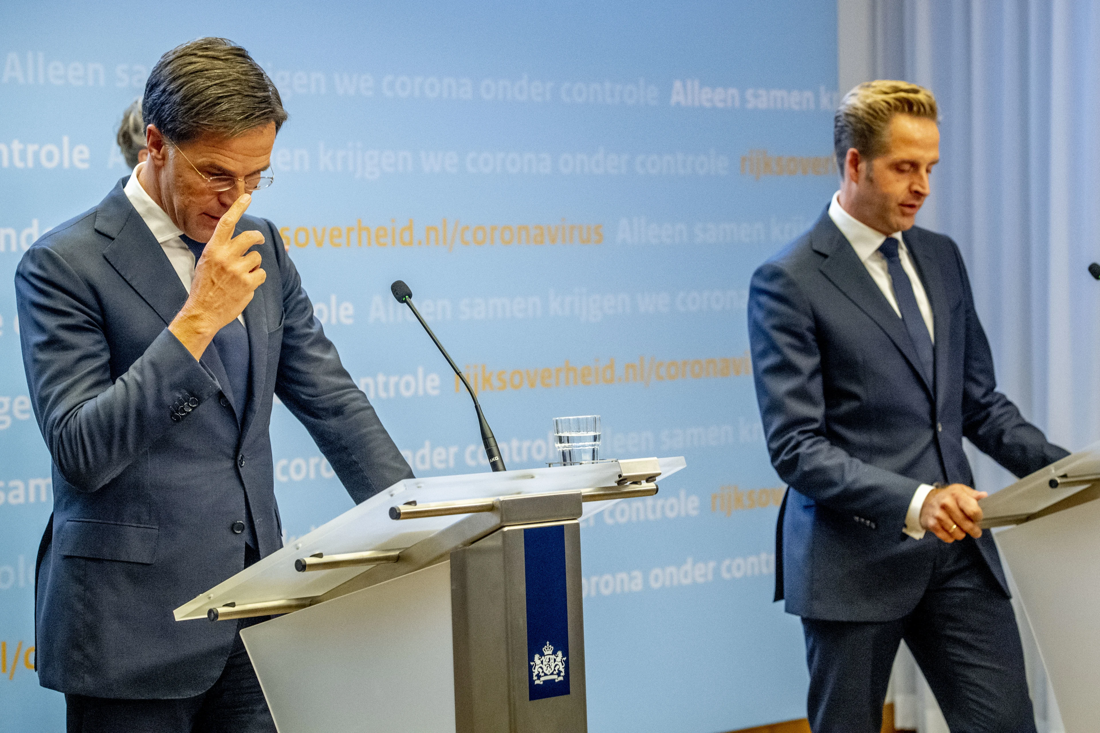 Kijk mee naar de speciaal ingelaste persconferentie van premier Rutte en De Jonge