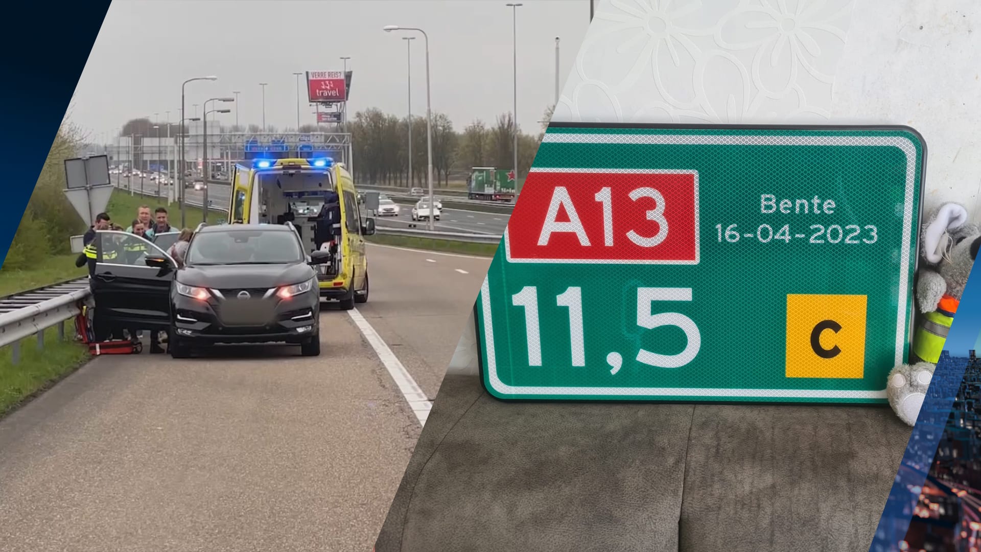 Ouders van snelwegbaby Bente verrast met eigen hectometerbodje