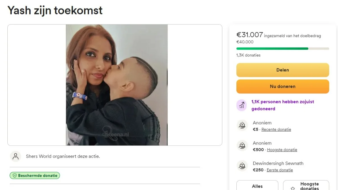Crowdfunding voor zoon doodgeschoten Paro uit Rijswijk: 'Yash was Paro's leven'