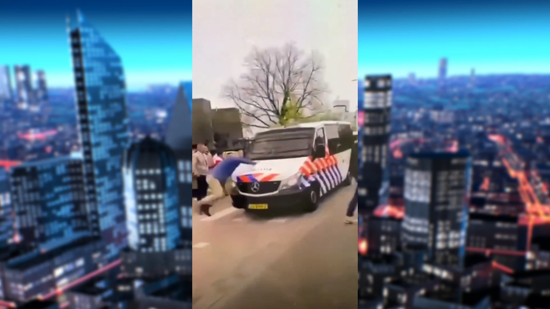 Politie onderzoekt aanrijding door ME-busje bij coronaprotest in Barneveld