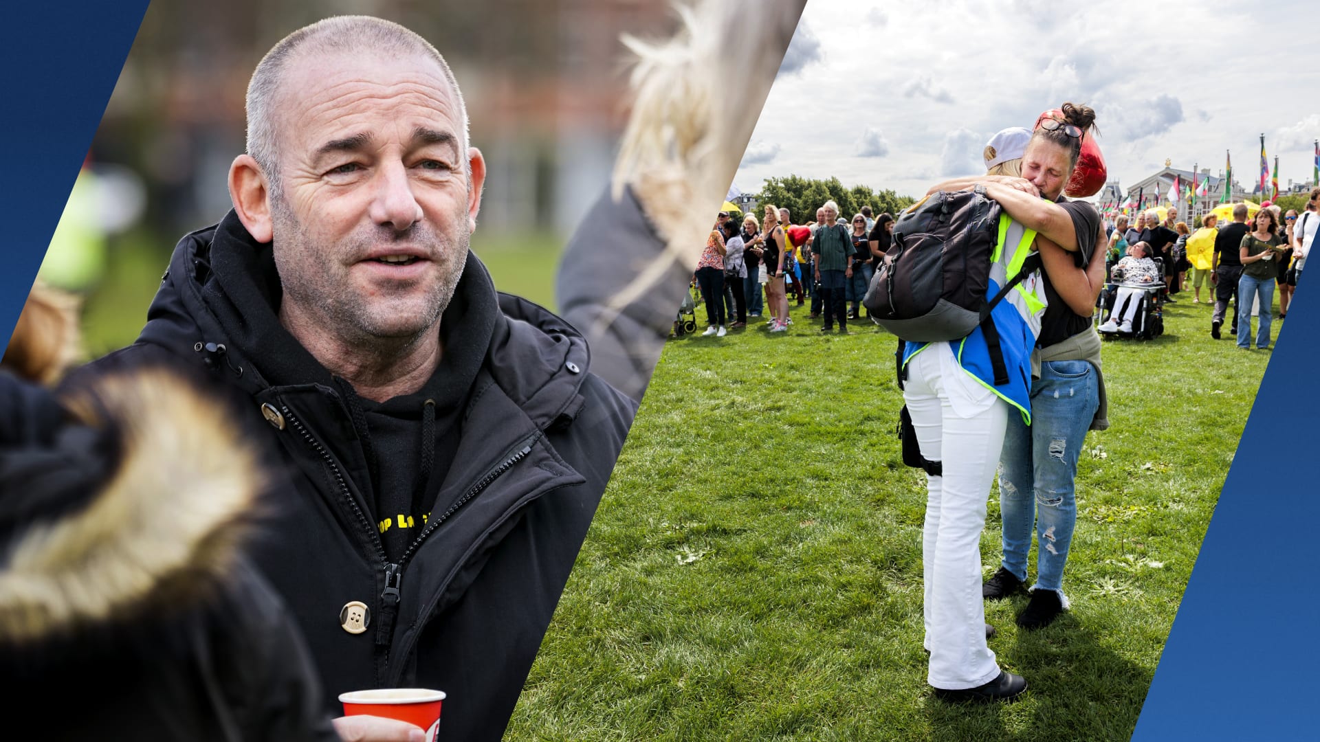 Honderden mensen op Museumplein om Michel Reijinga te herdenken