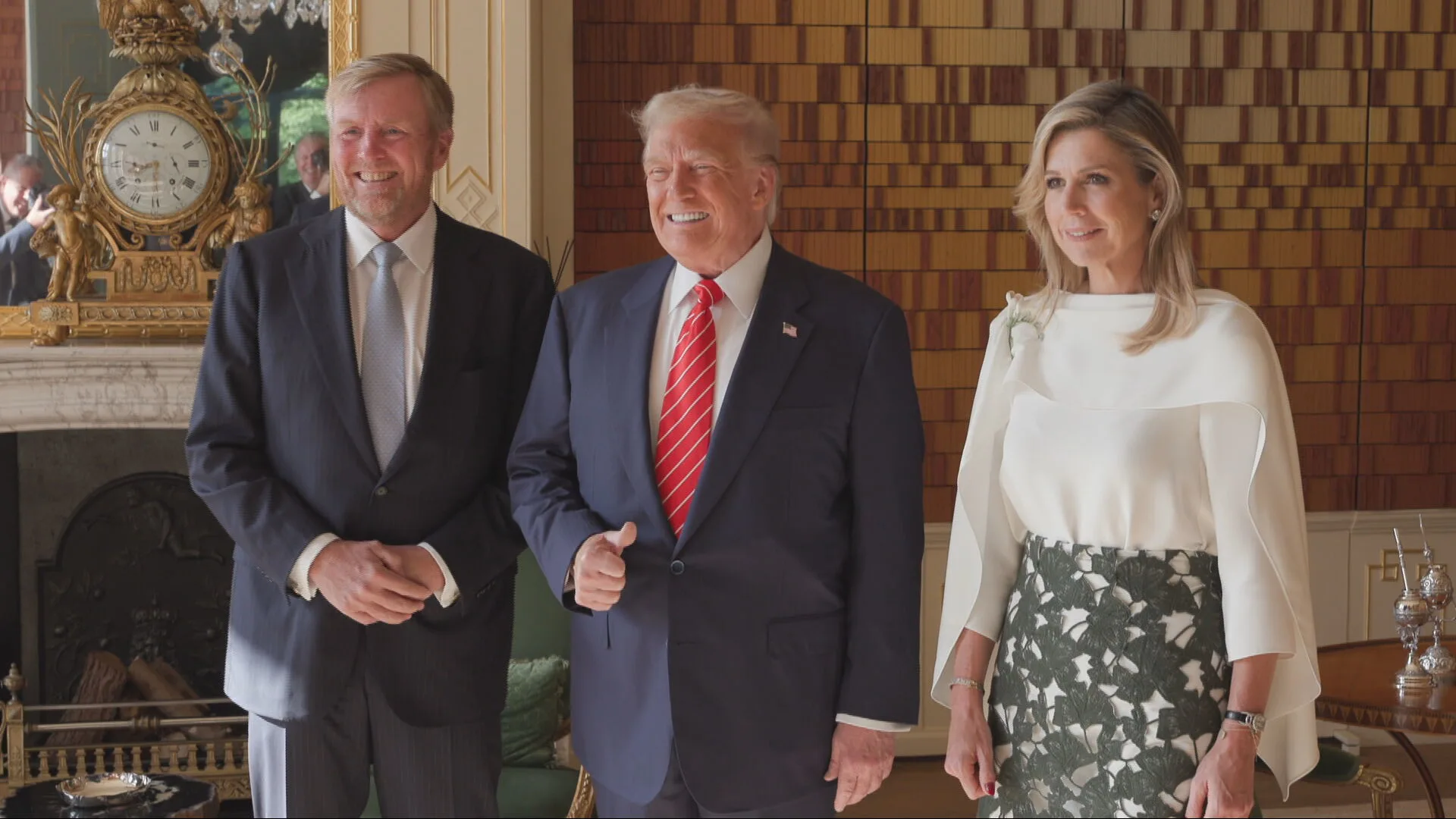 Trump heeft heerlijk geslapen bij Oranjes thuis: 'It was great'