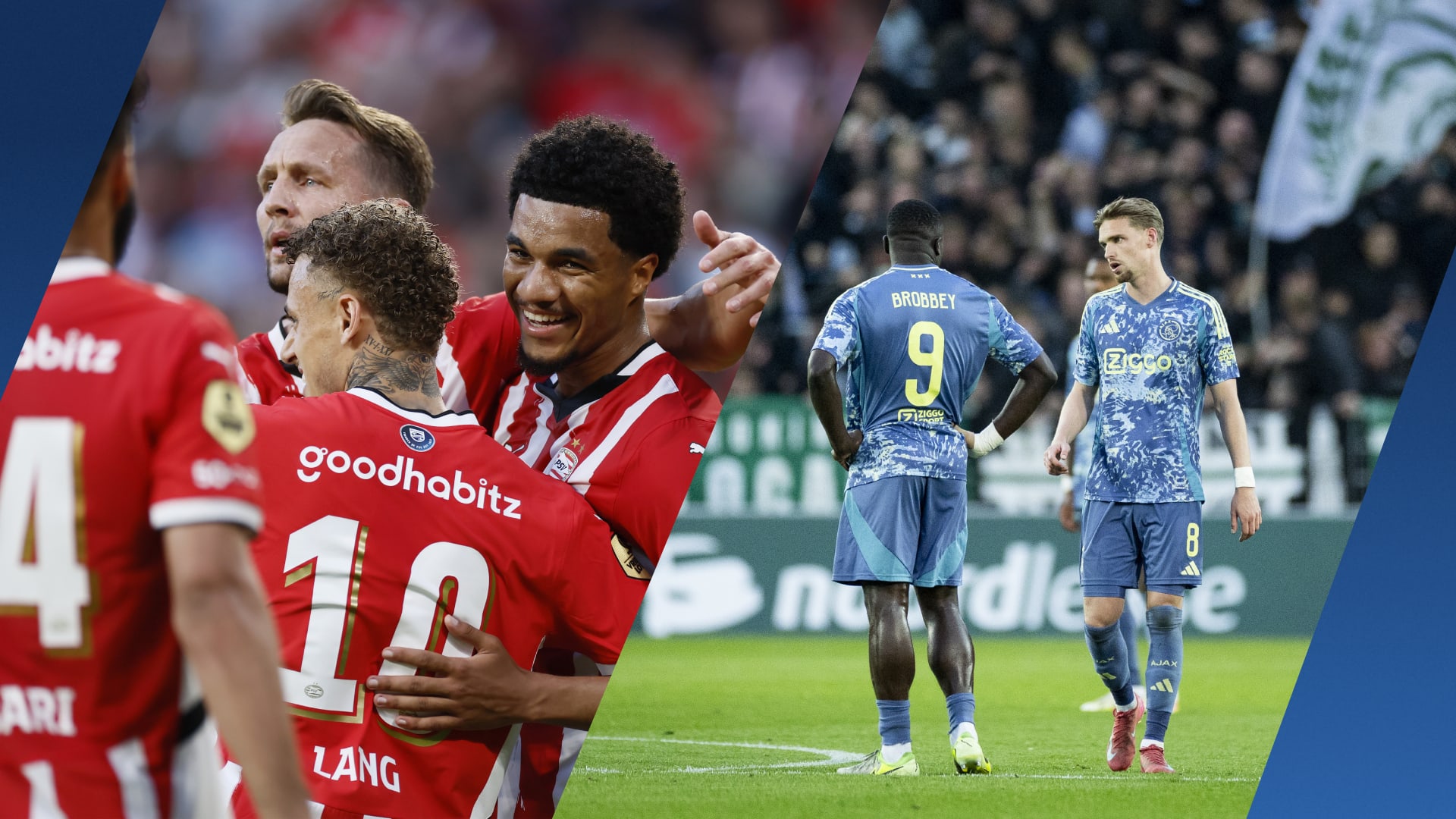 PSV naar koppositie Eredivisie, Ajax verspeelt winst in laatste minuut