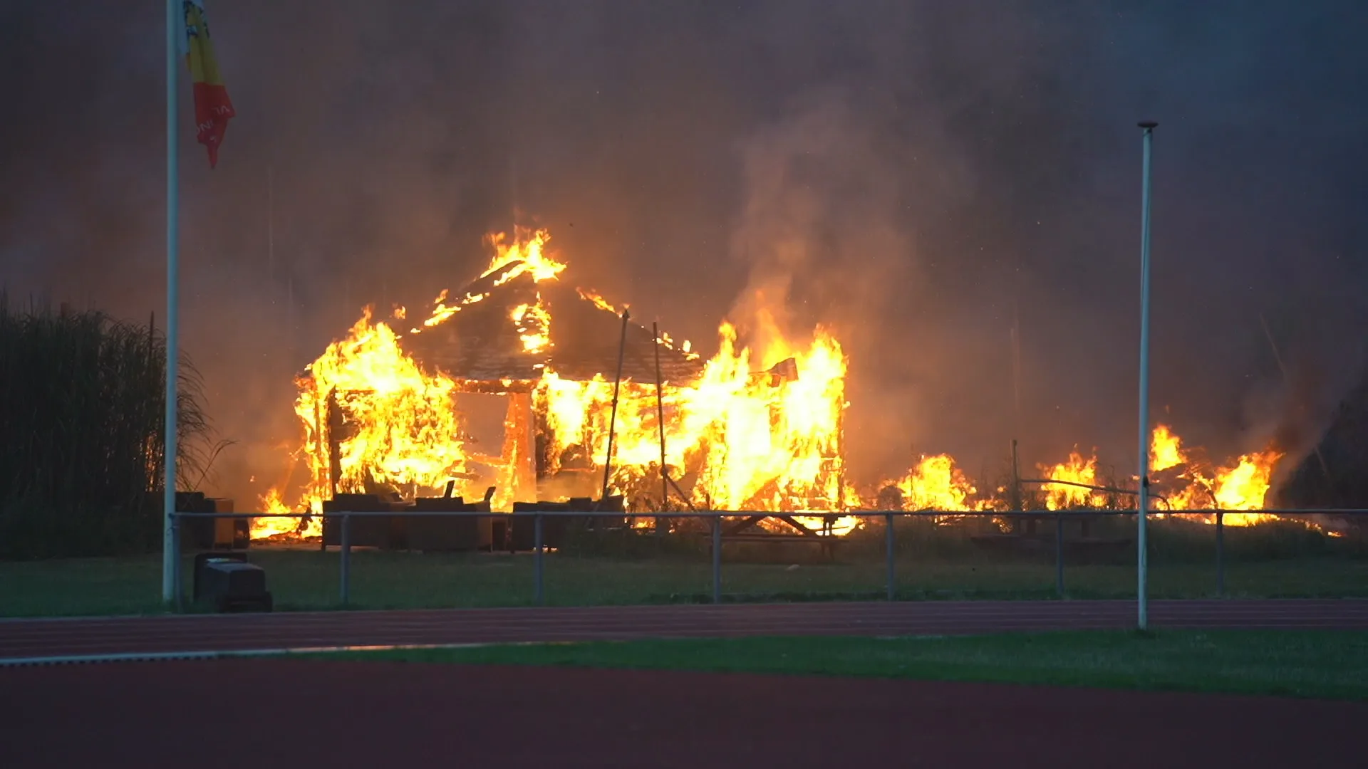 Paintballcentrum Vlaardingen door brand verwoest