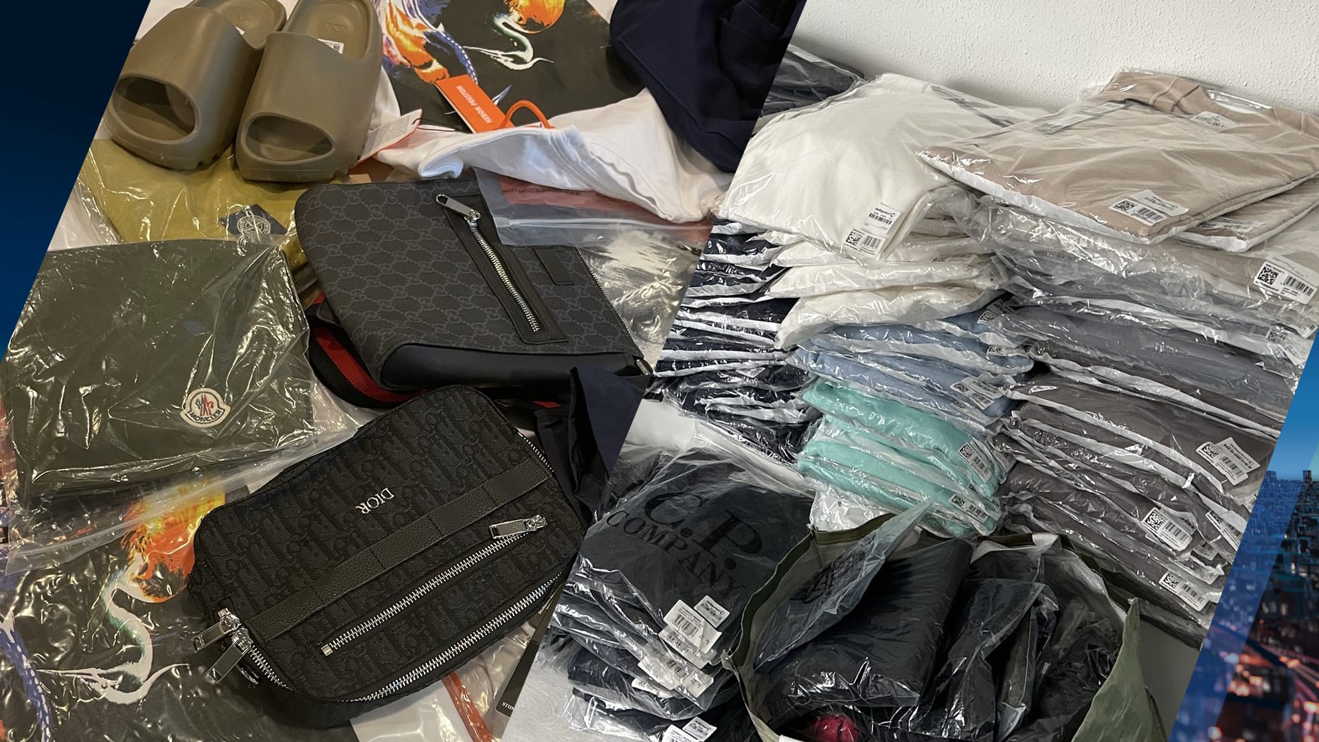 Elf mensen aangehouden om vervalsen merkkleding en witwassen