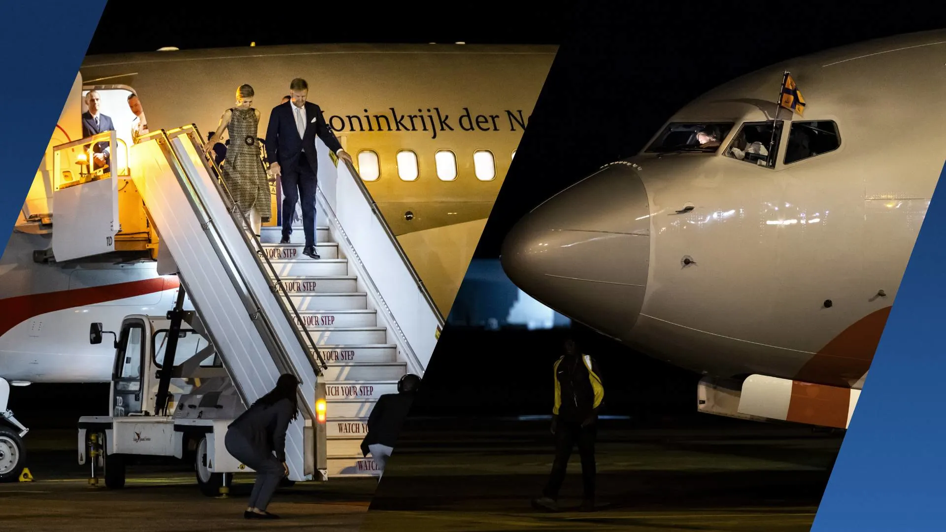 Koning Willem-Alexander vliegt zichzelf naar Suriname voor staatsbezoek