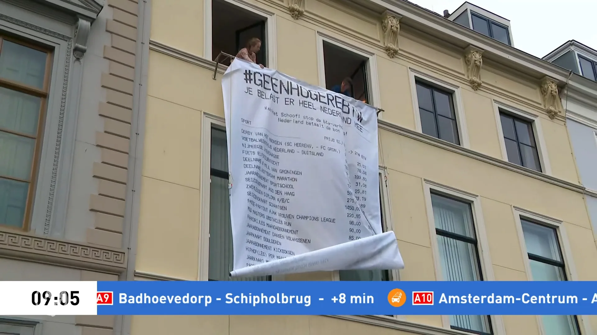 Meerdere groepen demonstreren tijdens Prinsjesdag