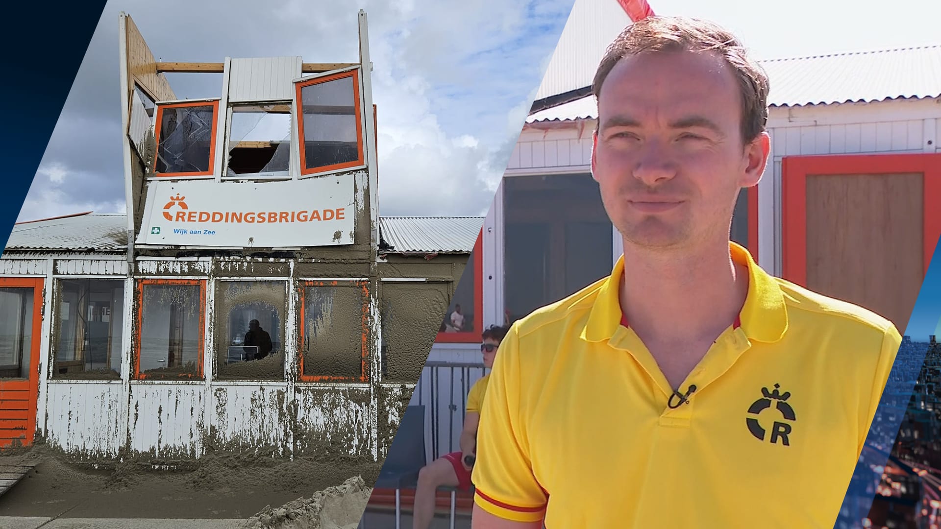 Strandpost reddingsbrigade verwoest door storm Poly: 'Apparatuur voor hulpacties vernield'