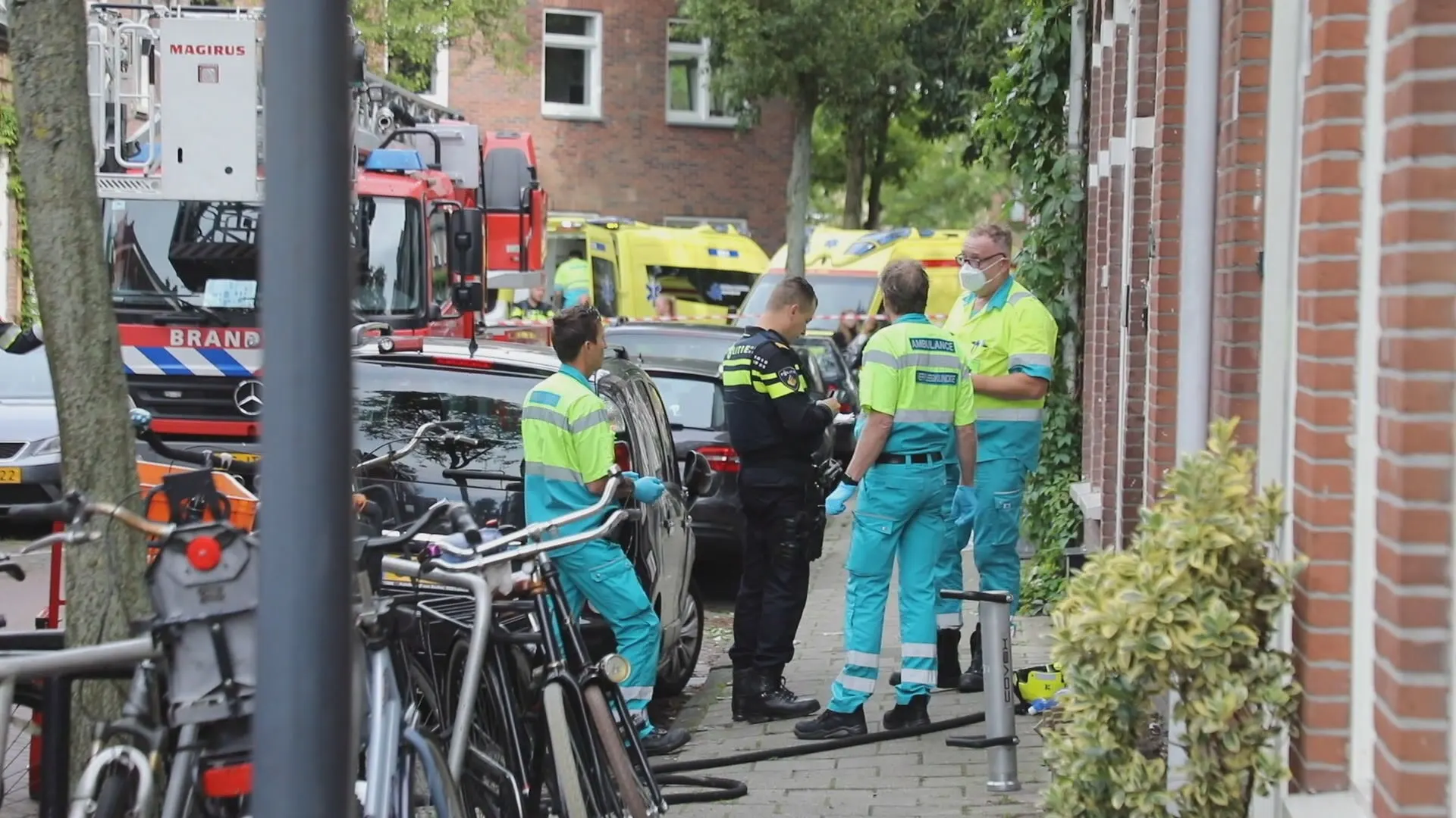 Persoon door misdrijf overleden bij woningbrand in Haarlem