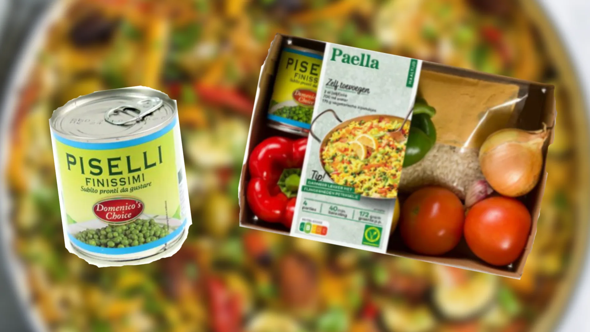 Lidl roept paella-verspakket terug om mogelijk glas in doperwten