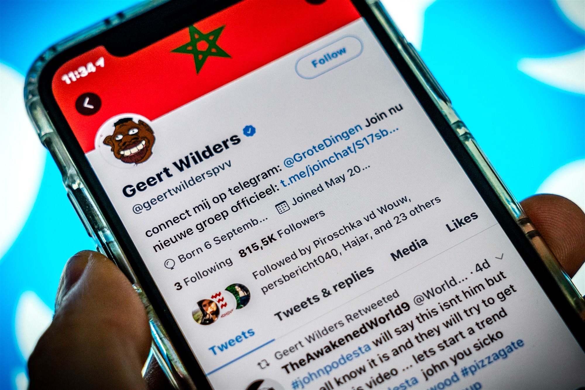 'Twitterhackers konden privéberichten van Geert Wilders inzien'