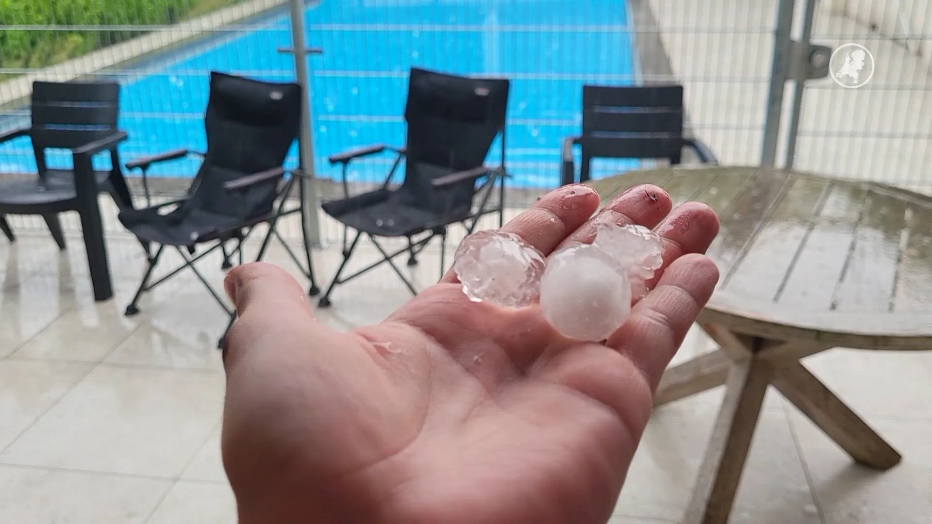 Noodweer met onweer en hagel trekt over Limburg
