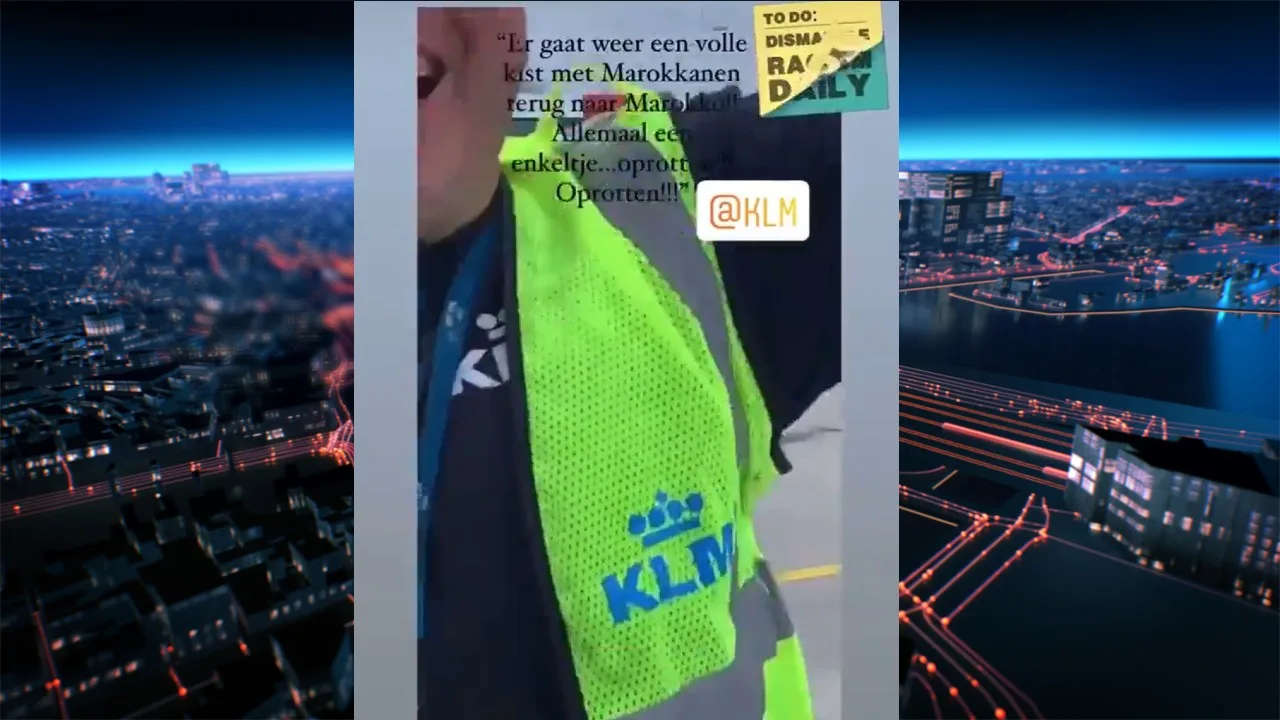 KLM neemt maatregelen na 'uitzwaaifilmpje' Marokkaans vliegtuig: 'Oprotten, oprotten'
