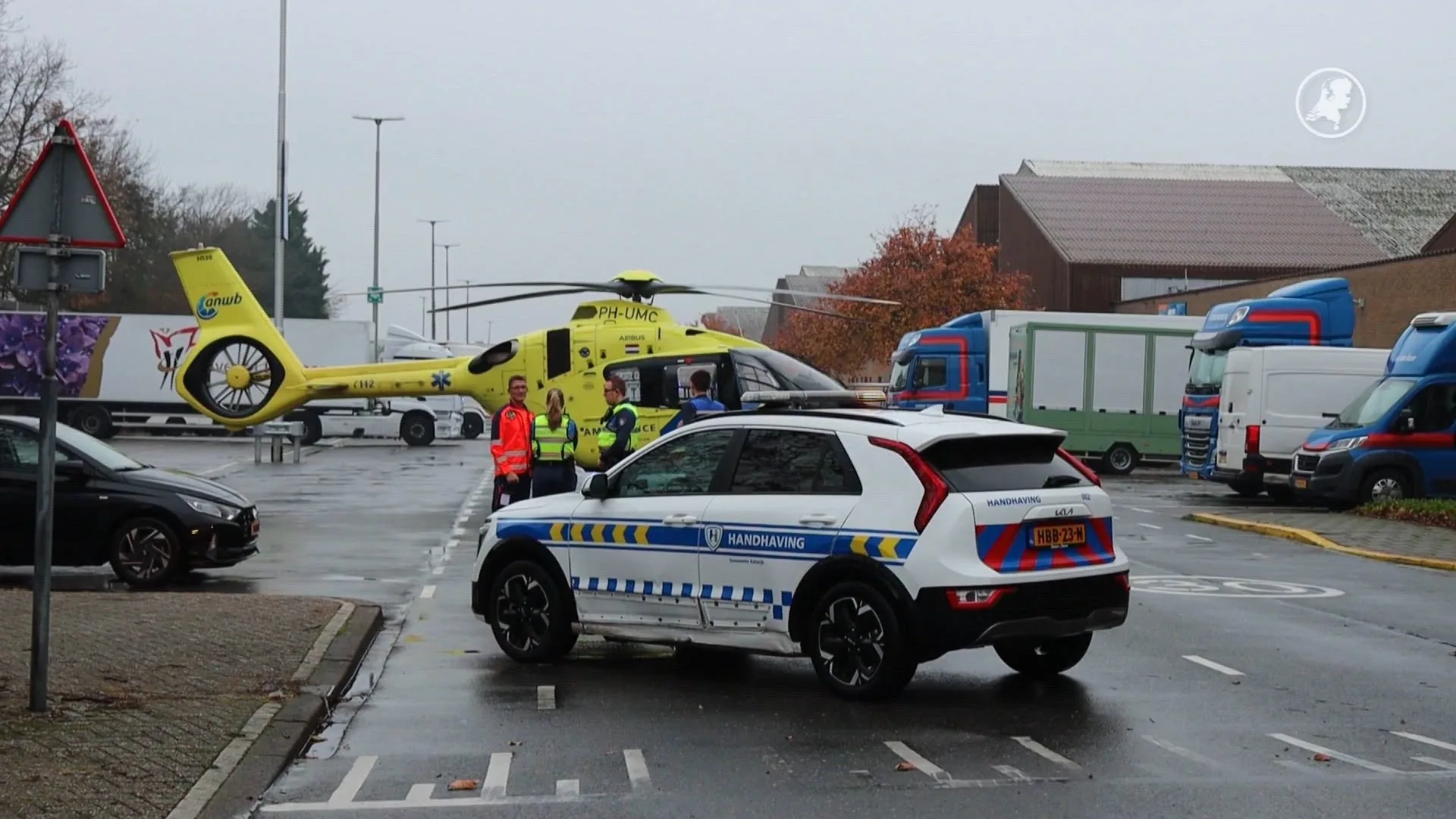 Dodelijk ongeluk met vrachtwagen bij bloemenveiling Rijnsburg