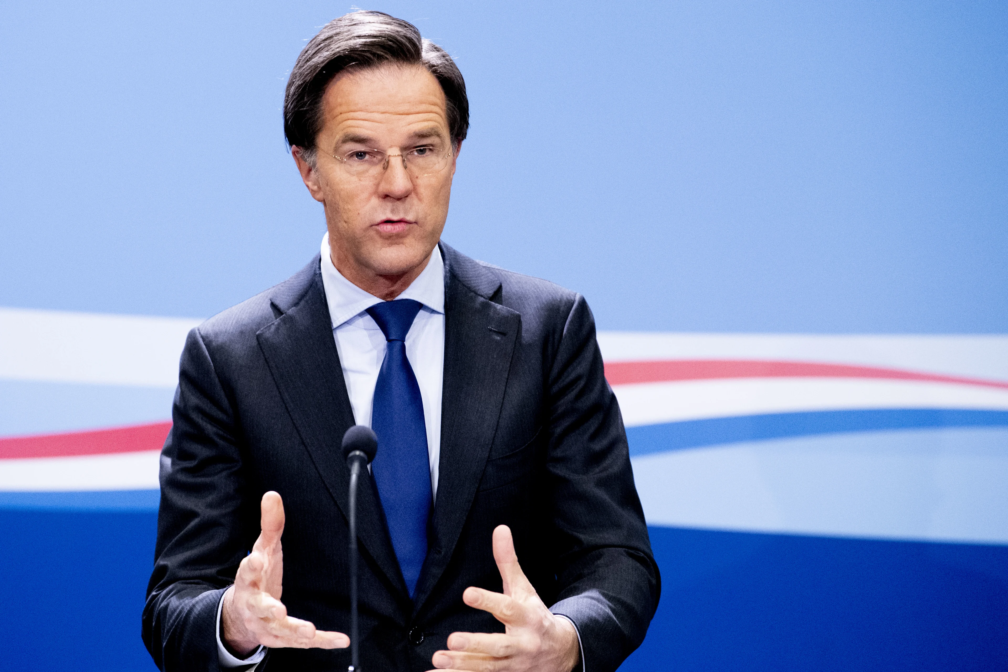 Wekelijkse persconferentie premier Rutte na ministerraad