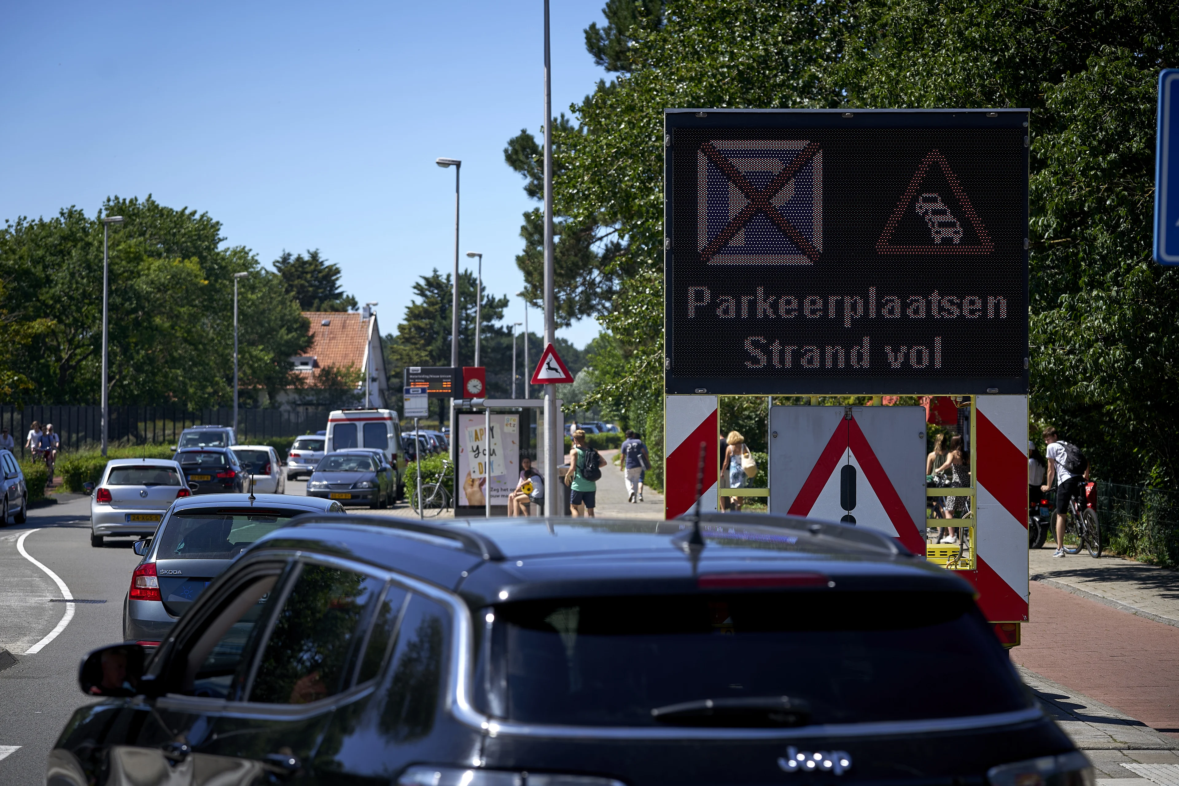 Nederland keert na een bloedhete zomerdag weer terug naar huis