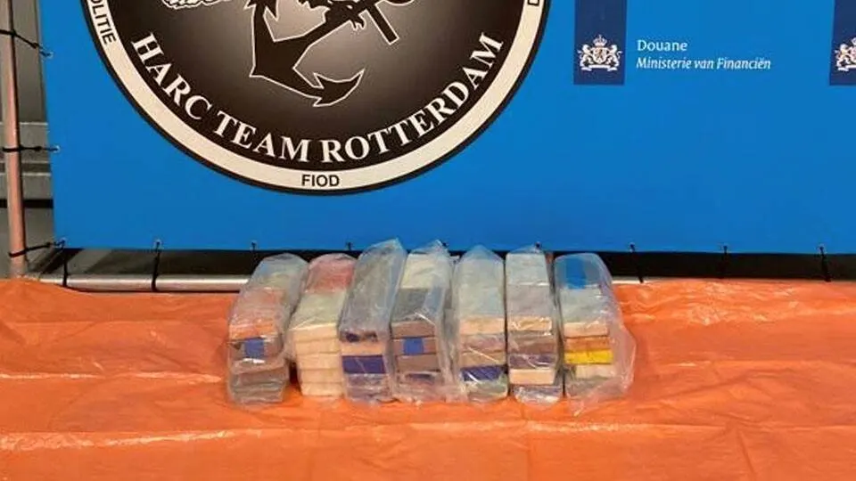 Douane vindt 70 kilo cocaïne tussen druiven in Rotterdamse haven