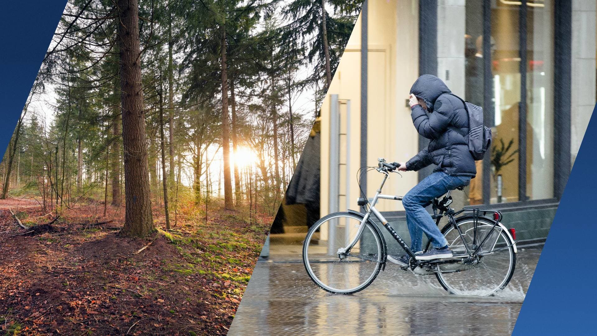 Van droog en zonnig naar nat en winderig: weer slaat om