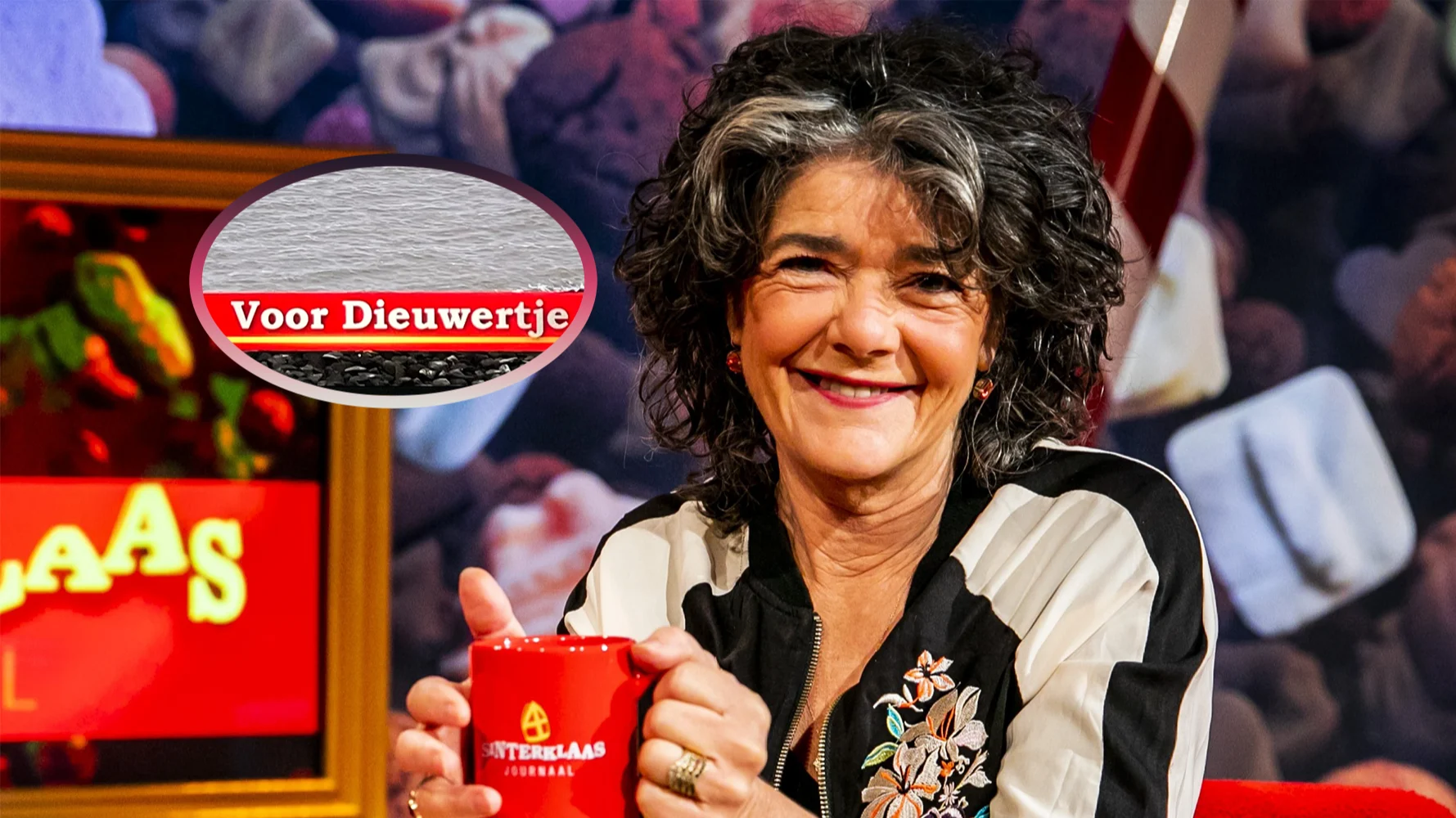 Eerbetoon aan Dieuwertje Blok na sinterklaasintocht op Texel