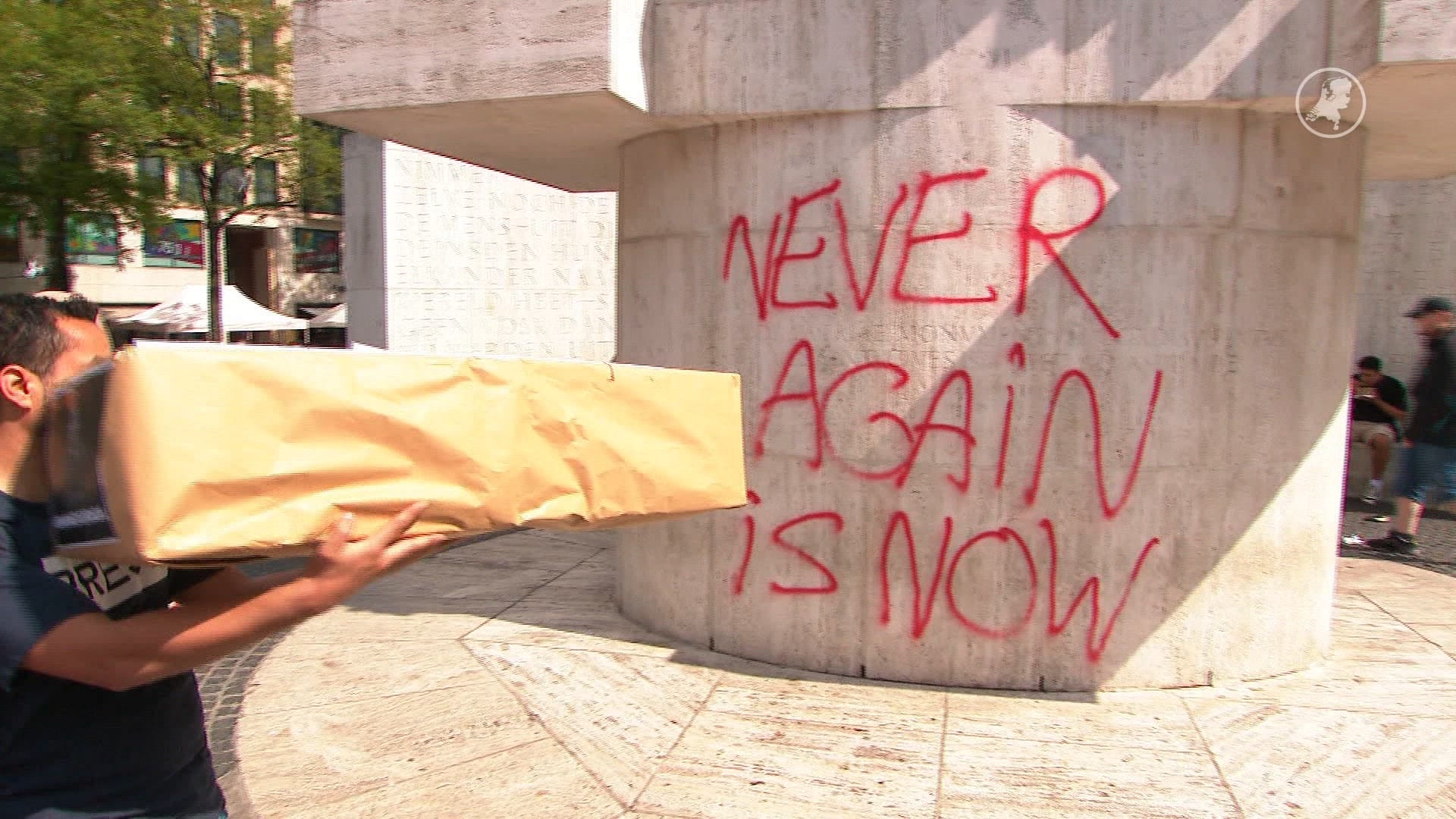 Graffitispuiter naar huis gestuurd, maar blijft verdachte