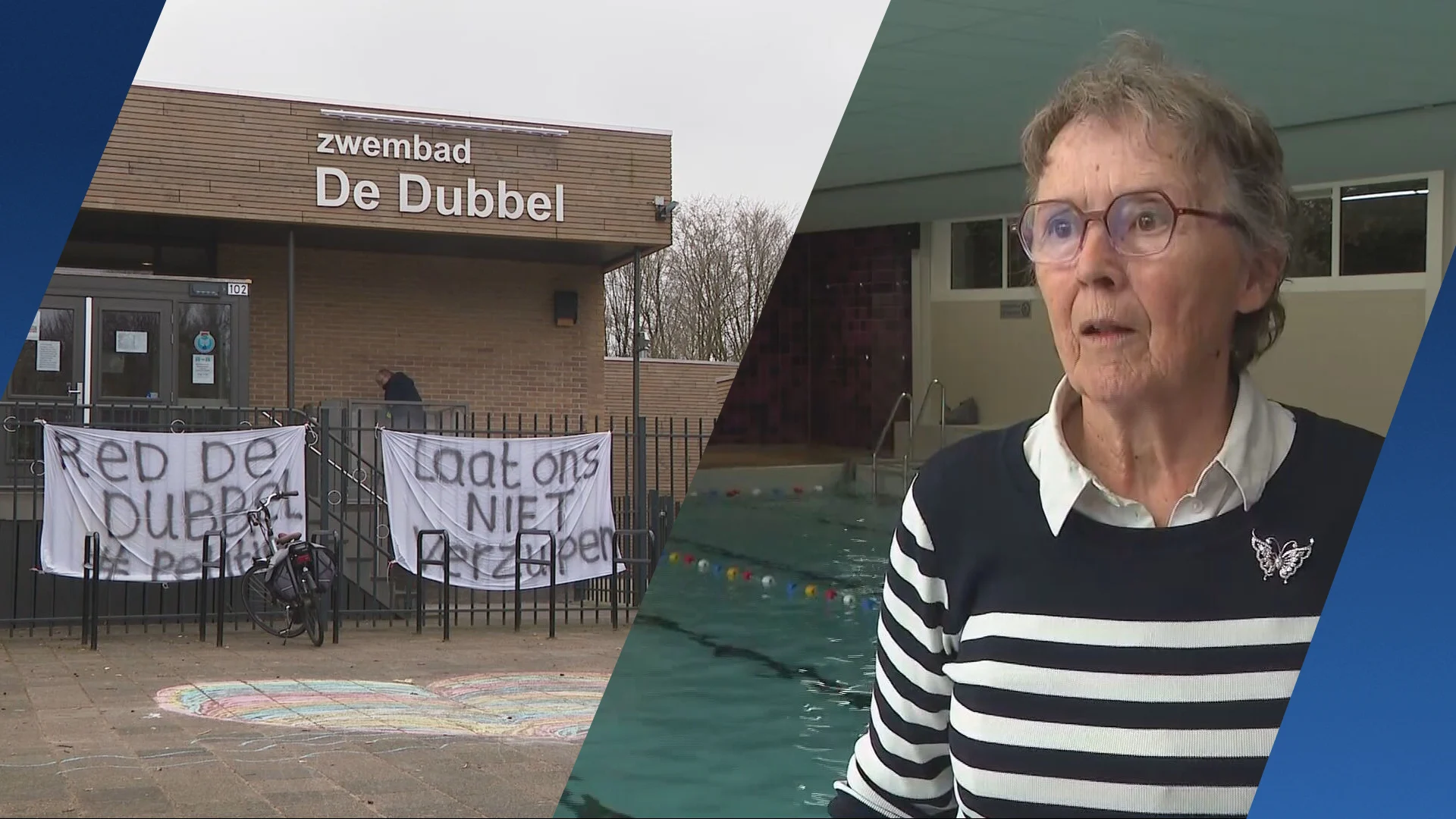 Bewoners Dordrecht in actie tegen dreigende sluiting zwembad: 'Het is echt een buurthuis'