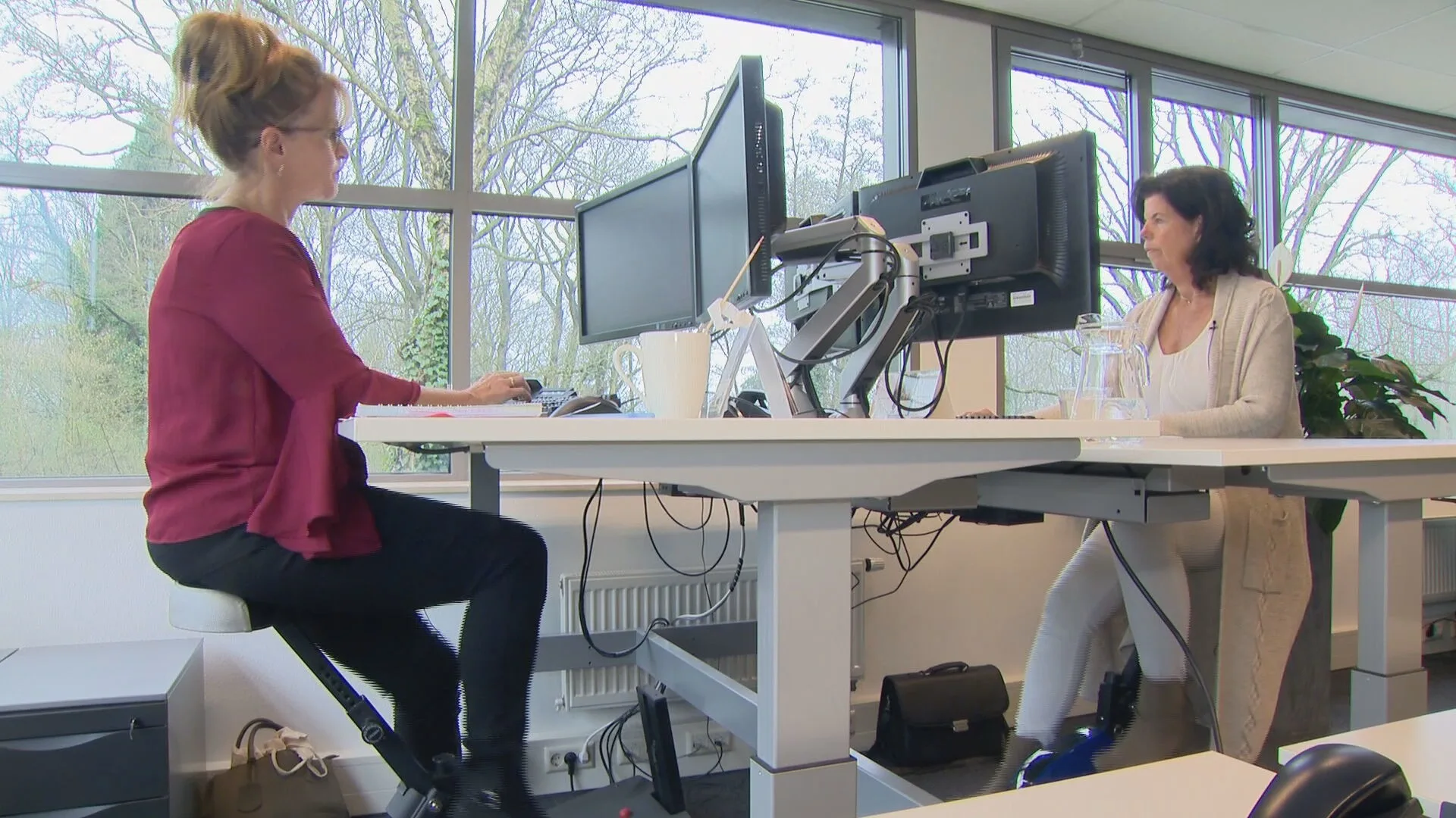 Nederlanders Europees kampioen zitten, dus laat Bob zijn werknemers fietsen