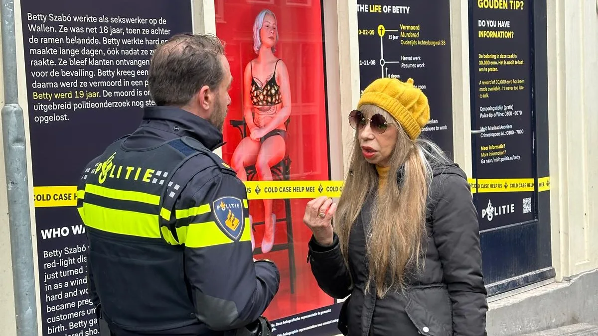 Hologram vermoorde sekswerker Betty levert nu al tips op, 30.000 euro voor gouden tip