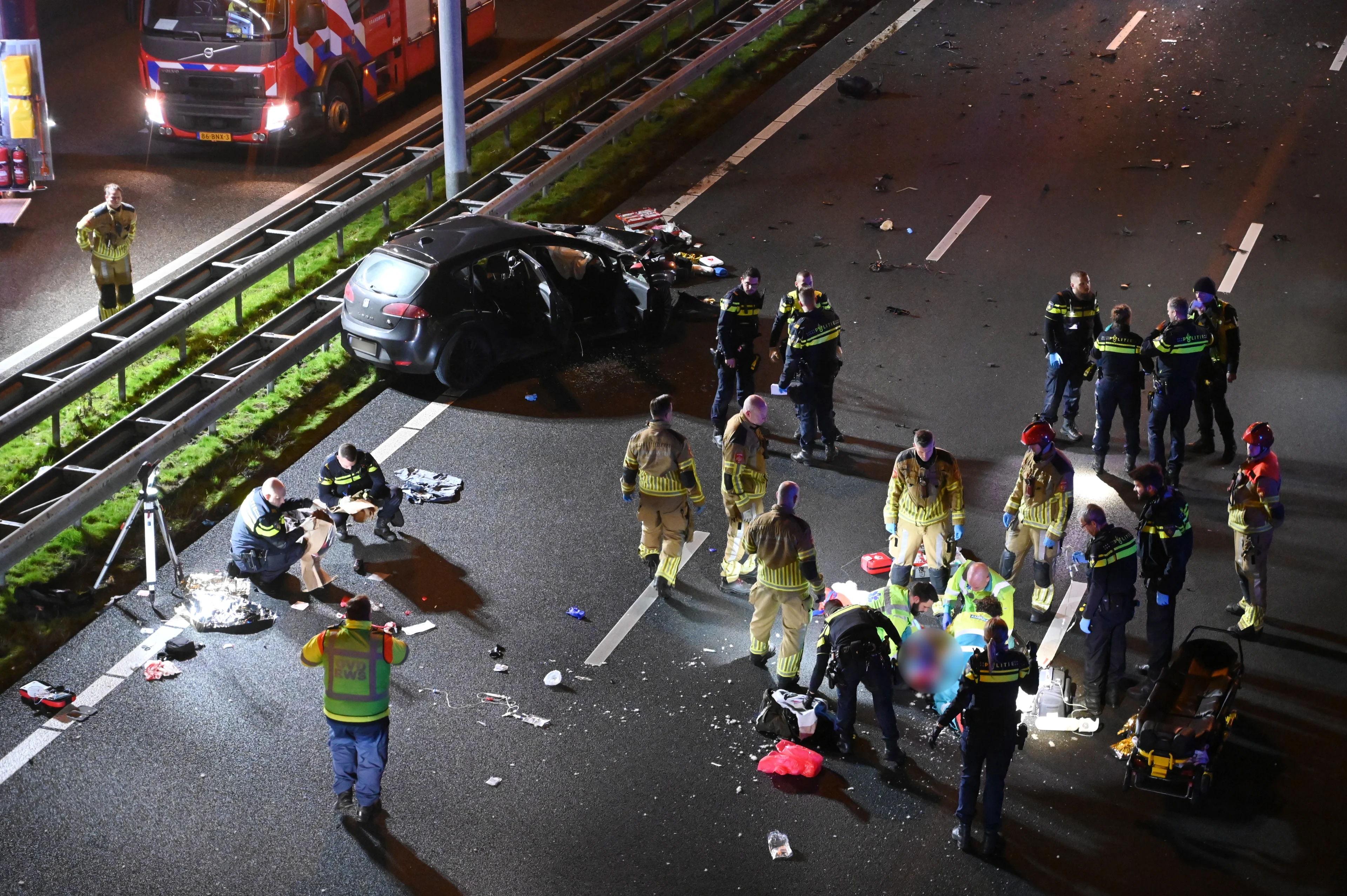 Yvonne zag spookrijder net voor dodelijke crash A16: 'We werden net niet geraakt'
