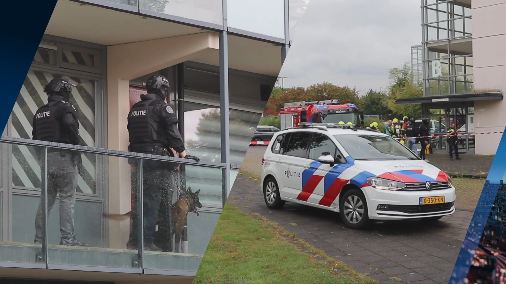 Hulpdiensten rukken uit voor verwarde vrouw in woning Maassluis