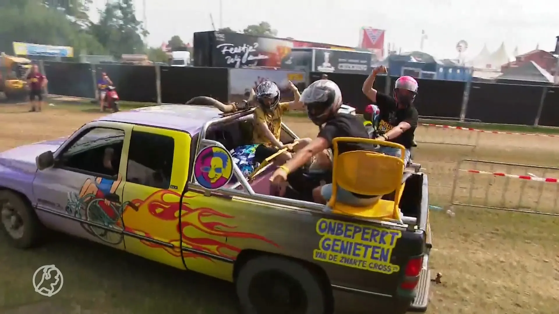 Rolstoelgebruiker Robin vindt het 'keimooi' dat hij mee kan racen op Zwarte Cross