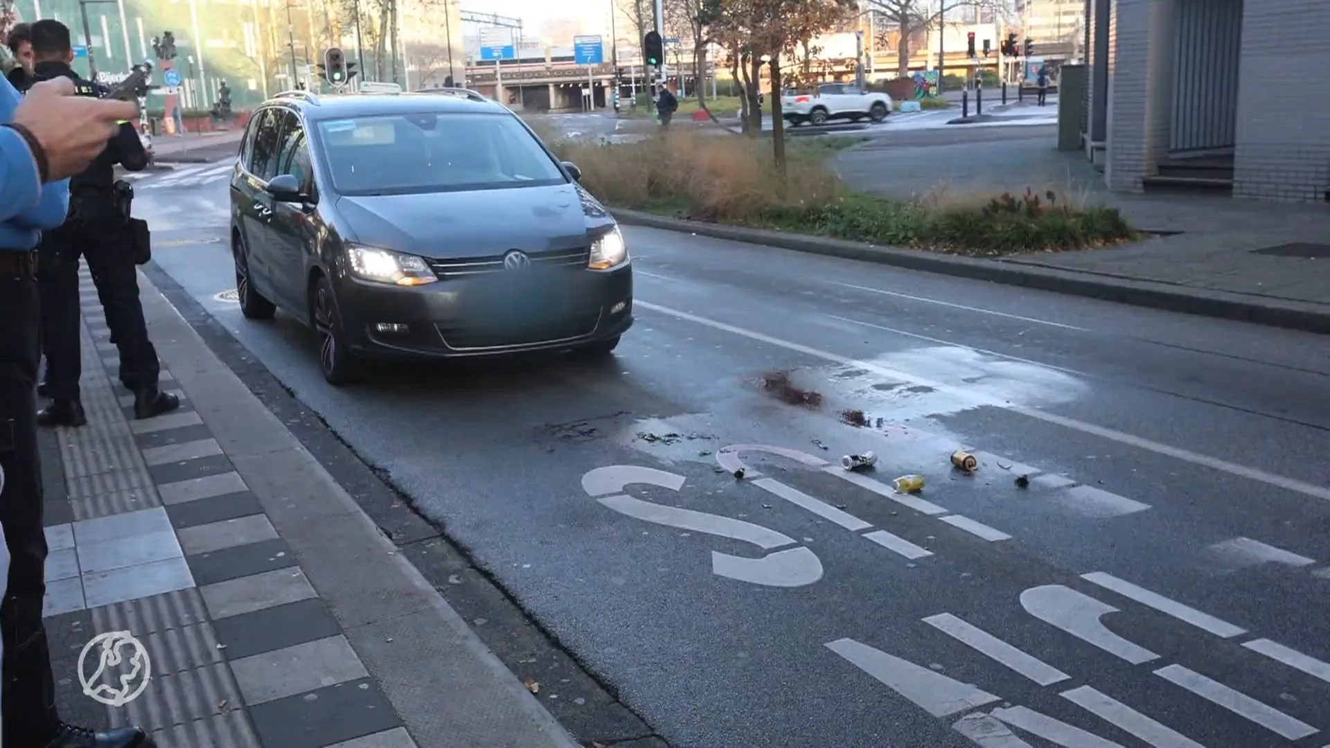Winkeldief wordt tijdens vlucht aangereden door taxi in Eindhoven