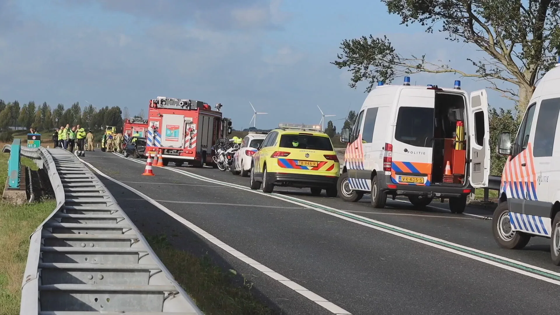 Dode en zwaargewonde bij ernstig ongeluk op N59 op Goeree-Overflakkee