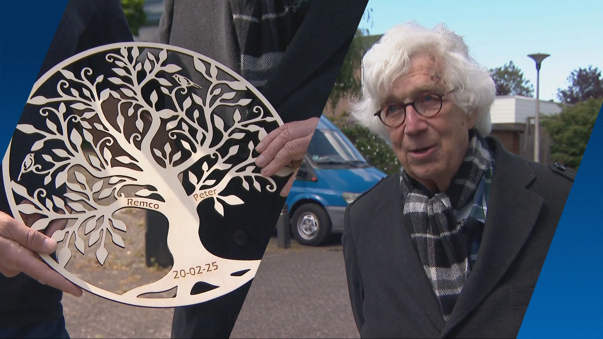 Peter (76) is op zoek naar vier piepjonge helden die zijn leven hebben gered